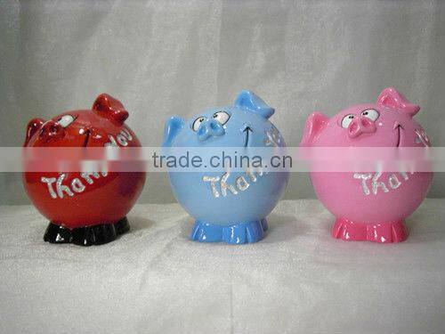 Resin handmade money bank box