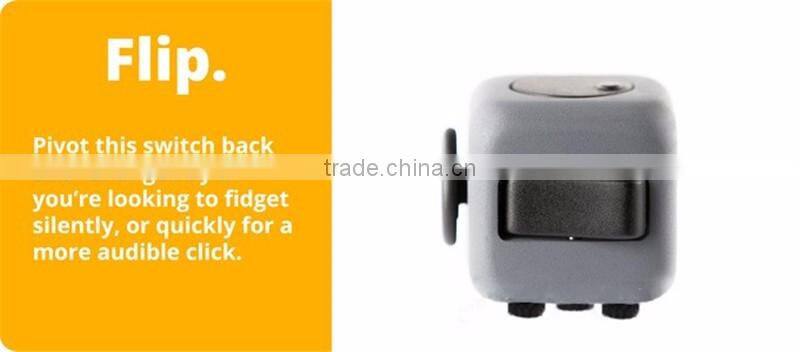 3D magic cube stress release fidget desk toy puzzle cube fidget 2016 Best Christmas Gift