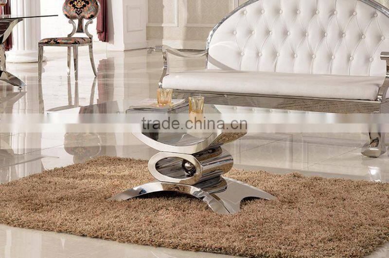 C346 living room furniture modern glass coffee table