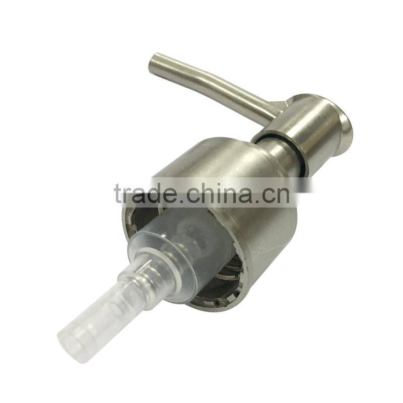 Durable ABS hand soap brushed nickel lotion pump
