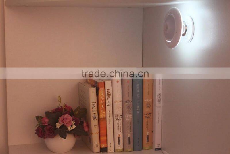 New Arrival Creative Cool UFO 360 Revolve Lighting Lamp, USB Charge LED Human Body Sensor Night Light