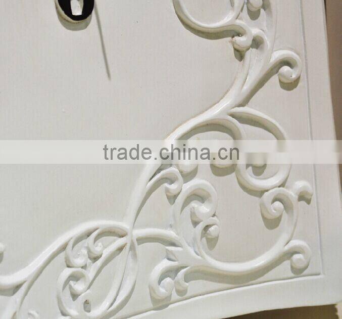 Modern 3d book design resin wall clock for living room