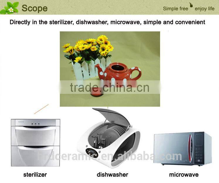 2014 fashion ceramic tea pot and ceramic coffee pot for hotel & restaurant