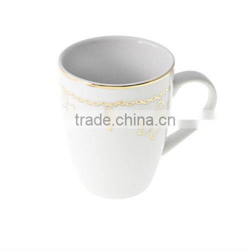 Wholesale Ceramic Bauhinia Flower Mug Made With Swarovski Elements V2008A-091P-CC