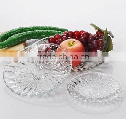 9"" clear glass salad bowl china dinner ware