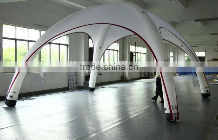 Inflatable geodesic 4 legs advertising tent