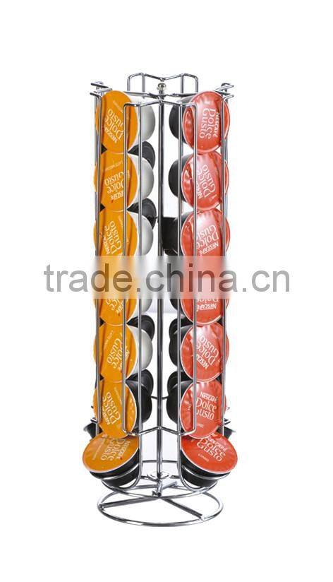 High quality mental 28pcs Dolce Gusto coffee capsule holder