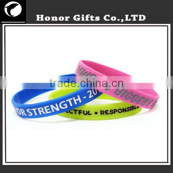 Pretty Cool Party Gifts High Quality Cheap Silicone Bracelet