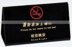 Hotel acrylic triangle revolving sign