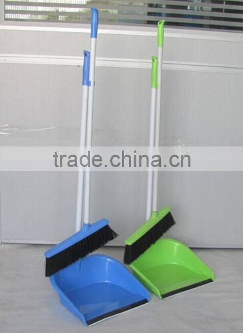 Soft hair plastic broom Plastic cleaning tools plastic dustpan And Broom With Sweep Easy Broom