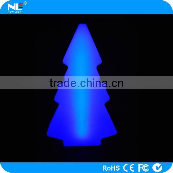 Outdoor Christmas LED illuminated decorative tree light / battery operated LED color changing decoration