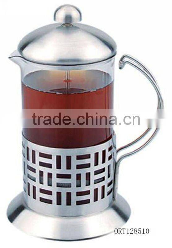 glass and stainless steel tea maker