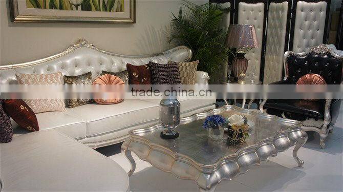 Elegant simple design style sofa set,sofa set & tea table for hotel,house hand made and can be customized--BG90442 MOQ:1 SET