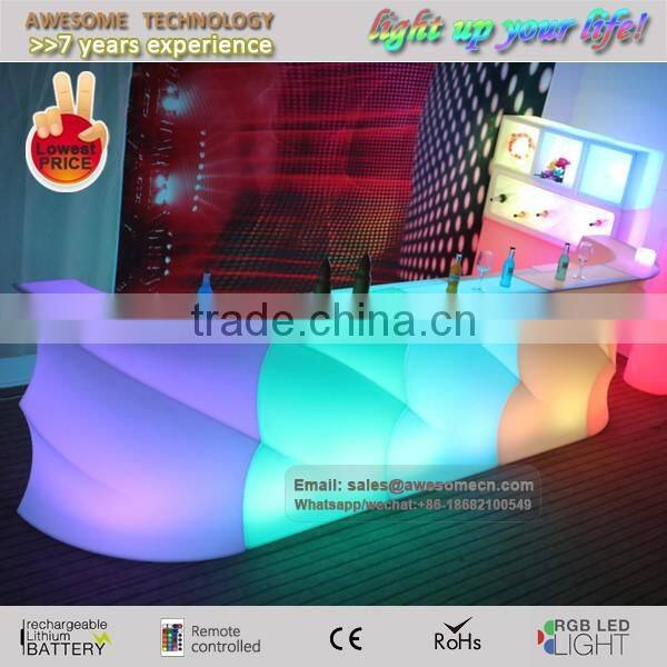 wave design glow LED straight jumbo bar (BC180)