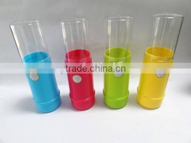 Toothbrush Toothpaste Holder Rack & Pouring Cup Bathroom Wash Set with a lid