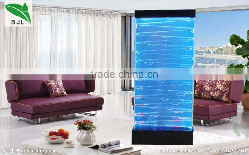 Led dancing water bubble wall room divider screens for bar cafe design