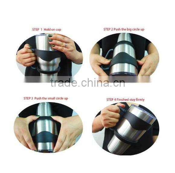 YE TI COOLERS 30OZ STAINLESS STEEL RAMBLER TUMBLERcustom coffee mug with plastic holder