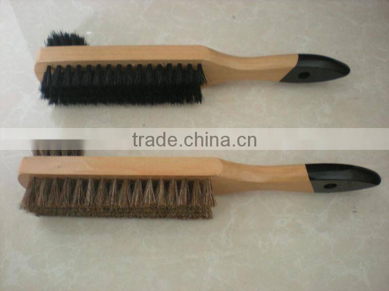 wooden shoe brush