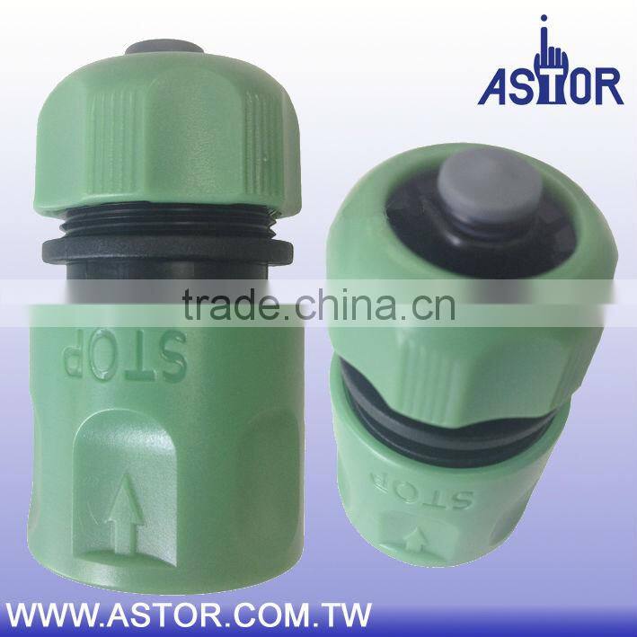 Garden Hose Connector with Manual Valve