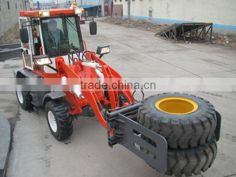 new style Euro market JN915 mini wheel loader with CE,snow plow