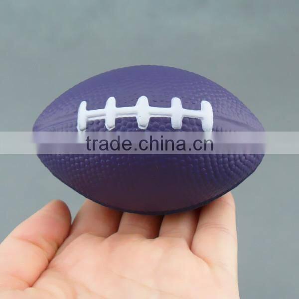 High Quality pu rugby stress ball with customer logo