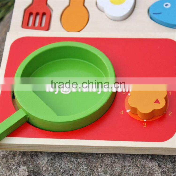 New design preschool play food wooden toy kitchen accessories for kids W10B187