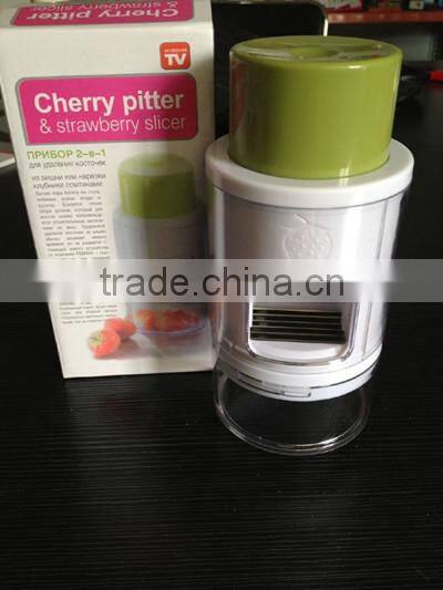 2016 food grade kitchen accessories plastic cherry pit remove machine cherry and olive pitter