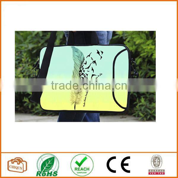 13-Inch Take These Broken Wing and Learn To Fly Waterproof Neoprene Laptop Sleeve Case Bag Handbag with Extra Side Pocket