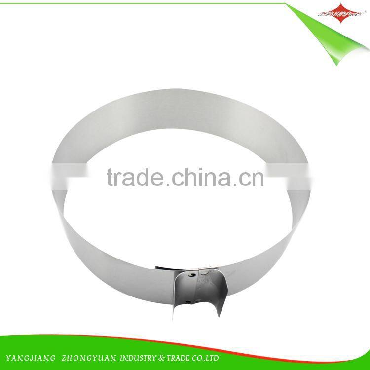 ZY-F1401 pratical adjustable stainless steel square mousse cake mold