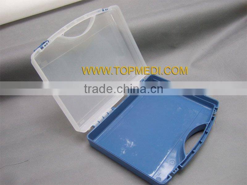 With handle plastic storage box cases