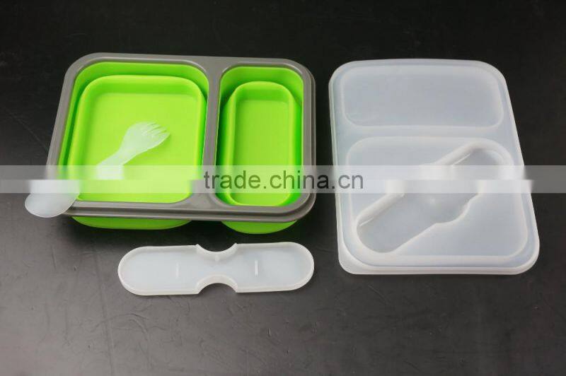 16129 Collapsible Silicone Kids Food Storage box