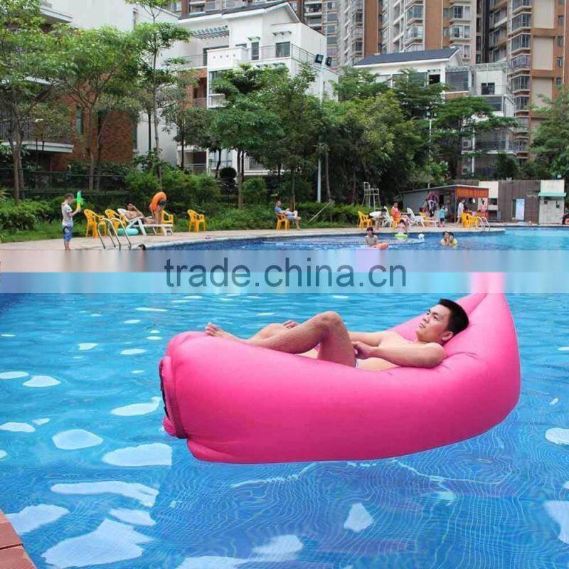 2016 Portable Sofa Lazy Sofa Fast Inflatable Air Sleeping Bag Camping Bed Beach