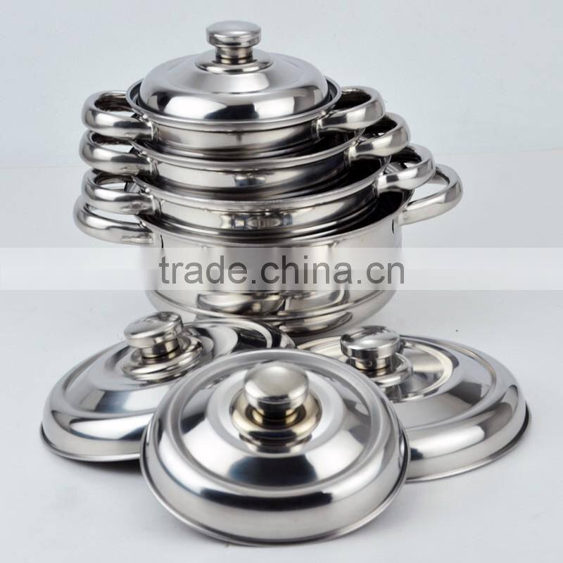 Stainless Steel Sauce Pot Hot Stock Pot Set For Sale
