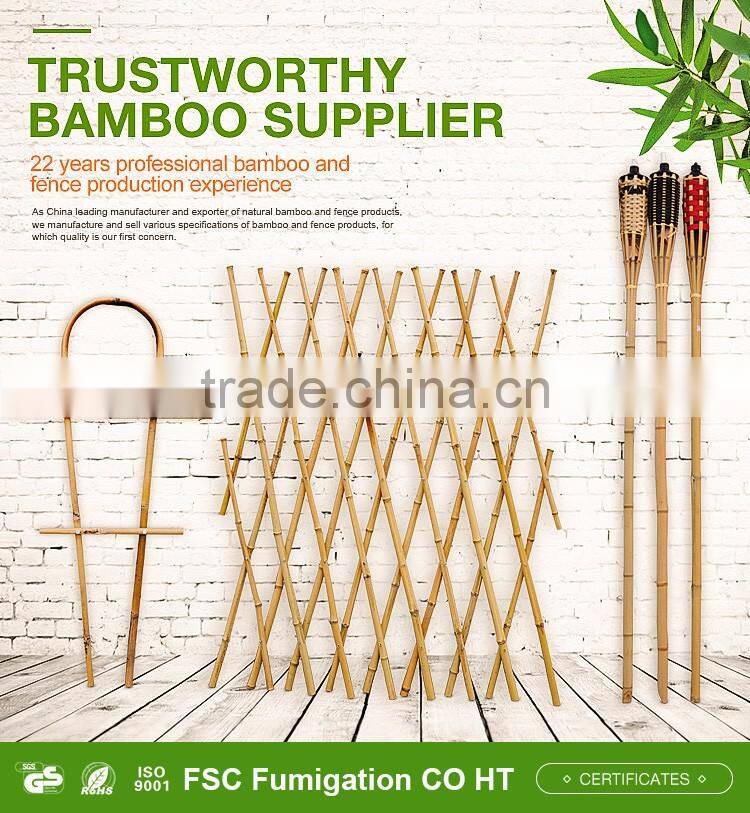 factory sale natural cheap customized plastic coated artificial bamboo fence