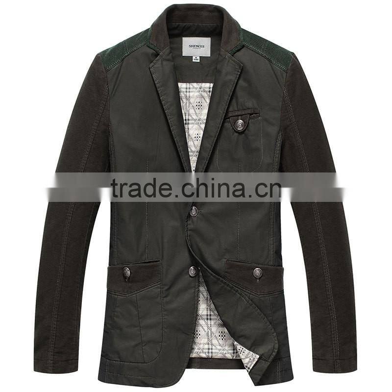 2016 New stylish gentlement causal suit ,leisure suit