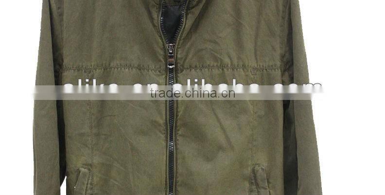 ALIKE men's winter army green washing cotton jacket
