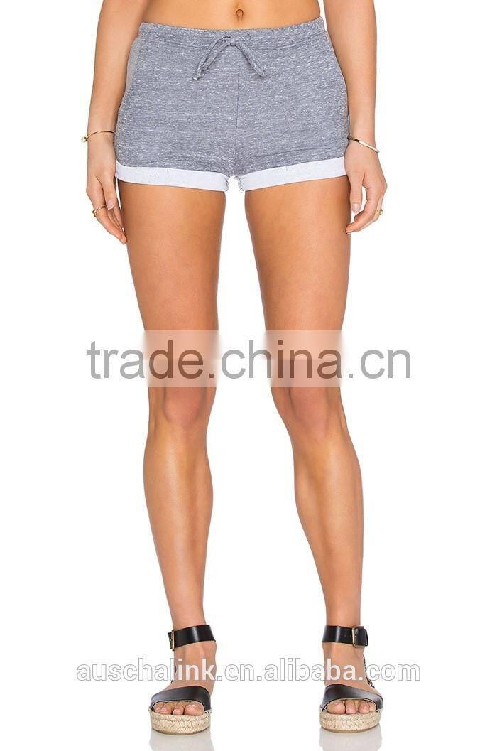 high quality wholesale womens gray breathable gym shorts