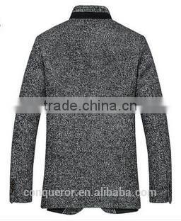 Men's grey suit, notch label made to measure suit . BCT010