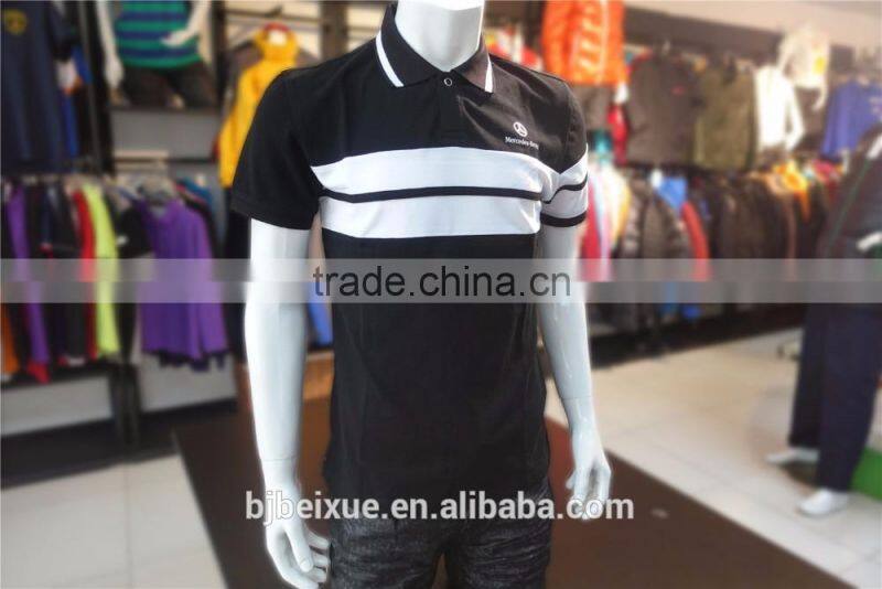100% cotton polo t shirt with high quality for man