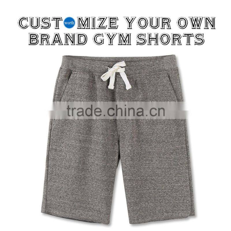 Mens Sweat Shorts Blank Casual Classic Fit Cotton Elastic Jogger Pants