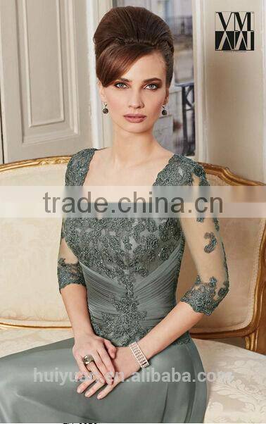 new fashion casual long sleeve lace beaded sequin evening dress