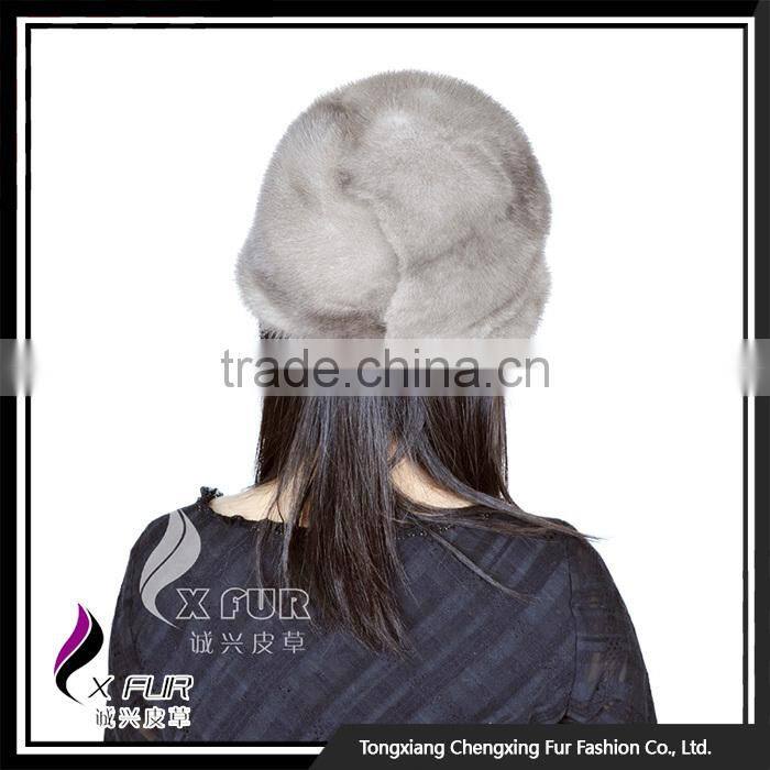 CX-C-54 2016 Cheap High Quality Knitted Mink Fur Hat Cap/Custom Felt Hat