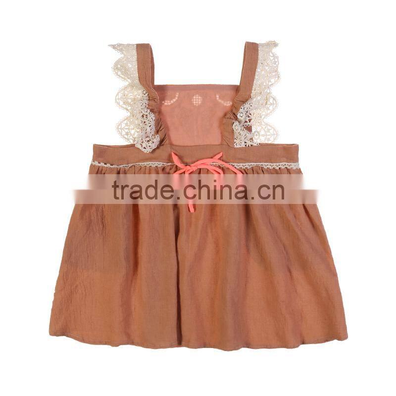 2017 wholesale kids frocks party white flower girl dress boutique clothing new model girl dress