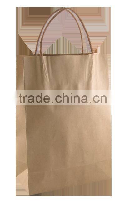 Brown Paper Bags with Brown Twisted Paper Handles