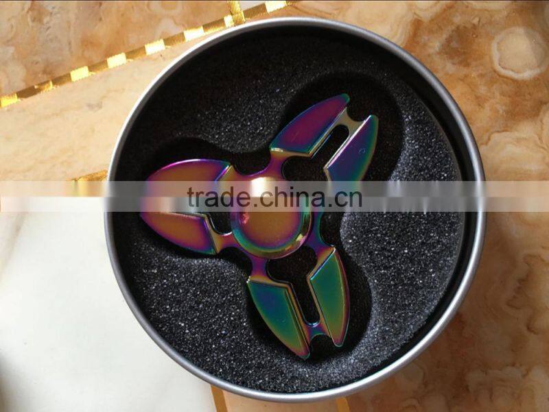 2017 New fingertip gyro spinner fidget hand fidget spinner toy Hot product baby toy colorful