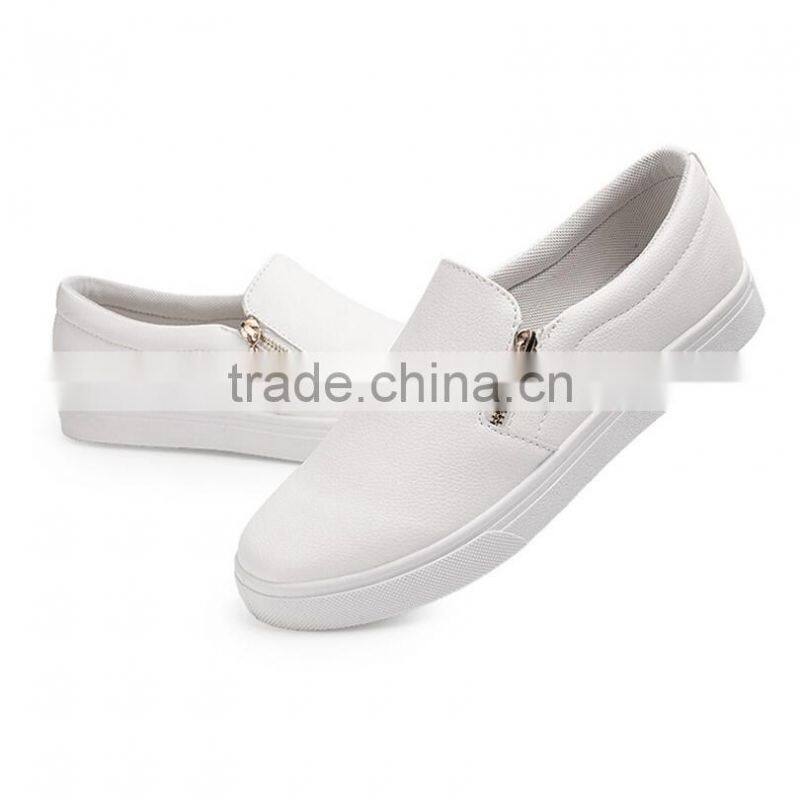 Fashion Designer Black Dress Shoes With Zipper