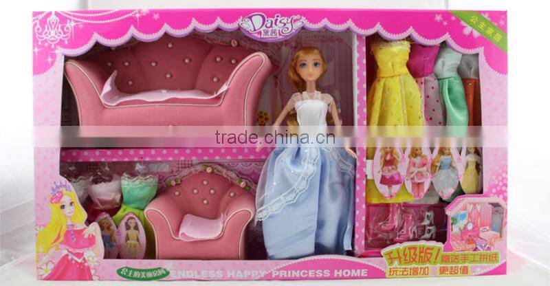 princess bunk bed doll accessories in doll set