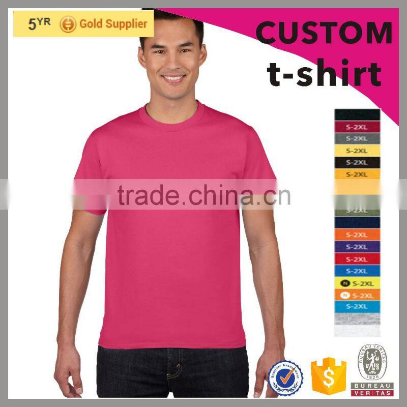 Hot Sale adult tee shirts without printing 180gsm