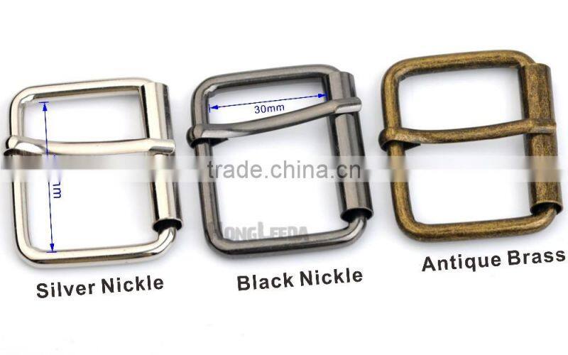 40mm 1.5inch big metal iron pin buckle movable tube bagpack belt buckle silver, black, bronze BK-070