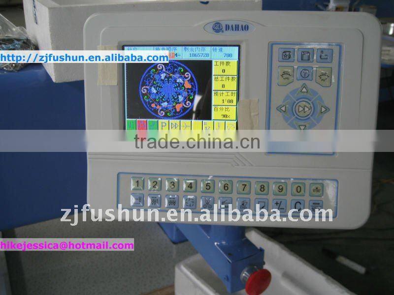 single head sequin and simple cording and towel mixed computerized embroidery machine